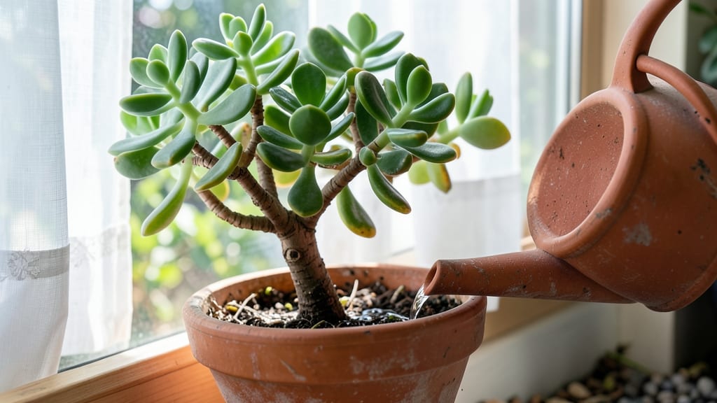 Jade Plant Watering Guide: The 1-Finger Test for Perfect Moisture