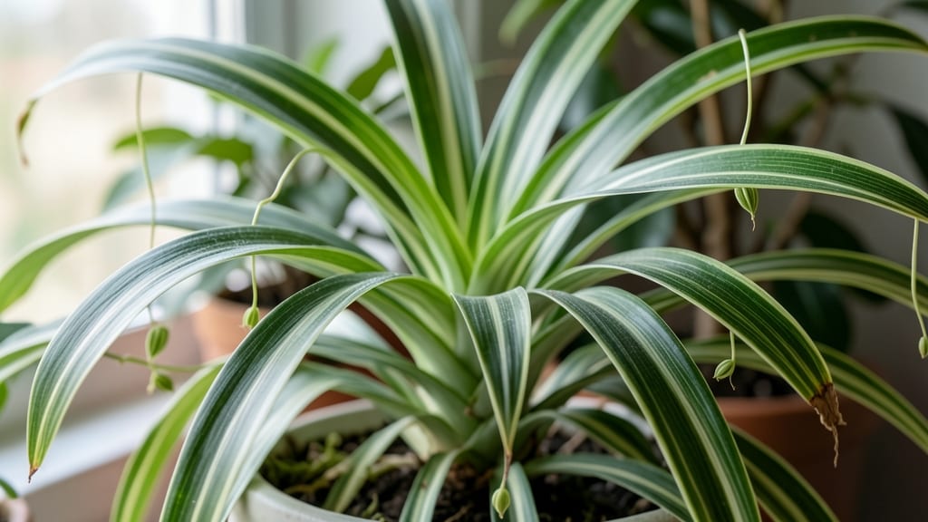 How Much Light Does a Spider Plant Need: Thrives in Bright, Indirect Sunlight