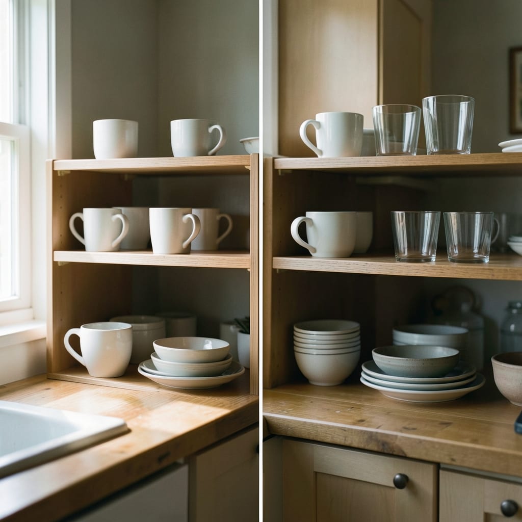 Two versions of the same dish, side by side